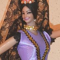 Bambola ballerina di flamenco vintage spagnola Mar