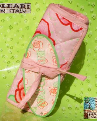 💕 NAJ OLEARI Vintage 1980 Accessori Cotone Stoffa