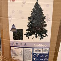 Albero di natale 180 cm, 627 rami, 250 luci calde