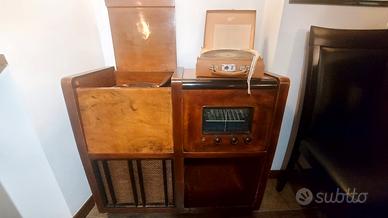 Mobile radiofonografo vintage 