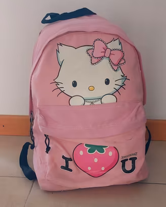 Zaino Scuola Hello Kitty Rosa