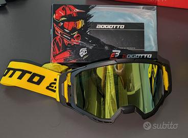 Maschera MTB/MOTOCROSS Bogotto Gialla/Nera