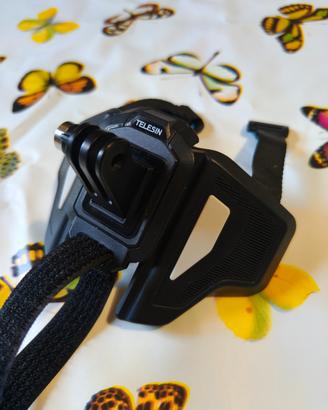 Supporto Mentoniera Casco Telesin per Action Cam
