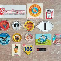 Lotto di 35 Adesivi Pubblicitari Vintage Anni 70