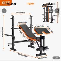 PANCA MULTI USO-PESI NON INCLUSI