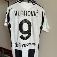 MAGLIA JUVENTUS VLAHOVIC MATCH WORN VS LECCE 24/25