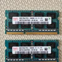 Ram 8GB 2Rx8 PC3 10600s (2 banchi da 4GB)