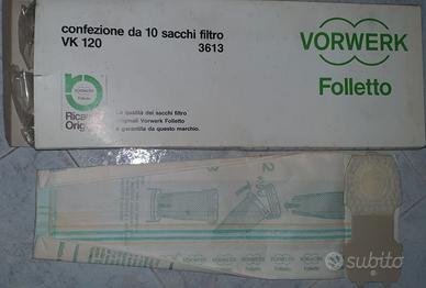Ricambi originali folletto - sacchi filtro VK120