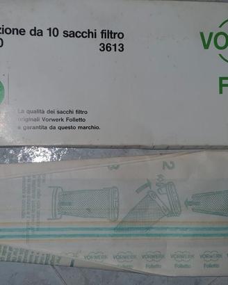 Ricambi originali folletto - sacchi filtro VK120