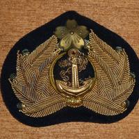 Fregio ricamato Berretto Ufficiali Marina Giappone