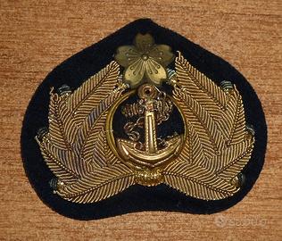 Fregio ricamato Berretto Ufficiali Marina Giappone