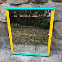 Specchio vintage stile Memphis cm 64x67hx2,5