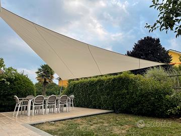 Vela impermeabile da giardino 8x8x8