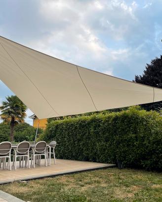 Vela impermeabile da giardino 8x8x8