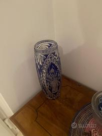 murano vaso blu