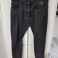 Pantalone Huppi Pro Black LT da moto,taglia 36.