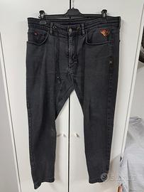 Pantalone Huppi Pro Black LT da moto,taglia 36.