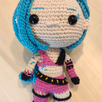 Amigurumi League of Legends - Jinx stile Funko Pop