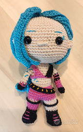 Amigurumi League of Legends - Jinx stile Funko Pop