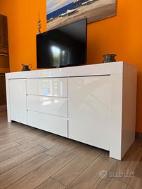 Credenza bianco laccato