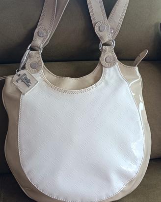 Borsa bianca/beige Trussardi 