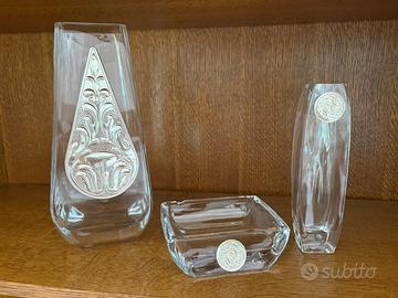 Set in cristallo e argento OTTAVIANI anni ‘90