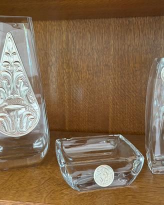 Set in cristallo e argento OTTAVIANI anni ‘90