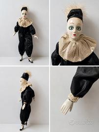 Bambola Pierrot da collezione 