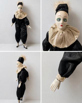 Bambola Pierrot da collezione 