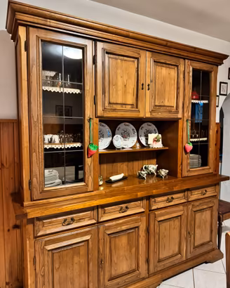 Credenza in legno massello- stile Country