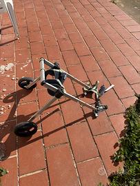 Carrello a rotelle per cani
