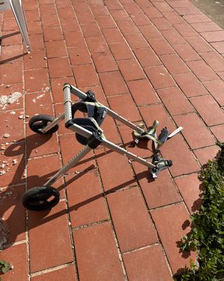 Carrello a rotelle per cani