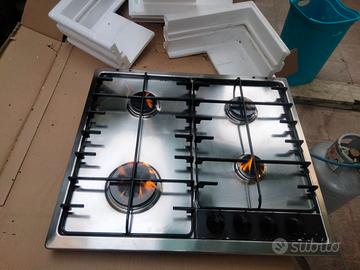 Piano cottura acciaio 60 cm acc.elettrica 30€