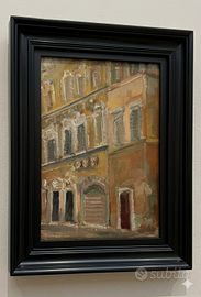 Due quadri ad olio del pittore Luigi Civerchia
