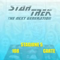 108 CARTE STAR TREK  THE NEXT GENERATION 5 STAGION