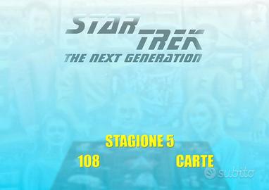 108 CARTE STAR TREK  THE NEXT GENERATION 5 STAGION