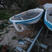 Bancone barca per pescheria 