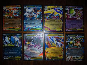 Lotto Di 8 Carte Pokemon Ita Rare Holo Mega Ex MEG