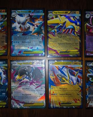 Lotto Di 8 Carte Pokemon Ita Rare Holo Mega Ex MEG