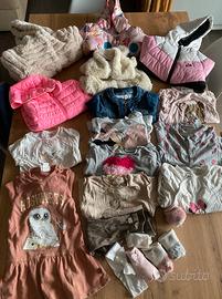 ABBIGLIAMENTO E SCARPE NEONATA 9/18 MESI