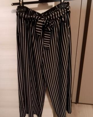 Pantaloni mod. palazzo a caviglia Tg M/L