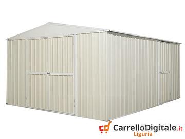 Box prefabbricato in acciaio 360x430cm avorio