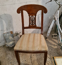 SEDIA CON SCHIENALE A LIRA