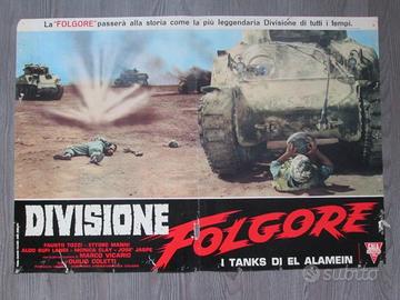 Rare 4 manifesti, locandine, fotobuste Folgore