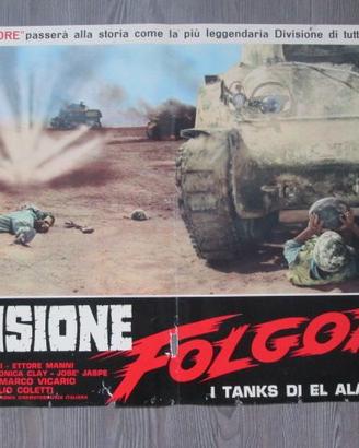 Rare 4 manifesti, locandine, fotobuste Folgore