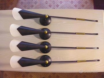 Lampade da parete in ferro battuto anticato