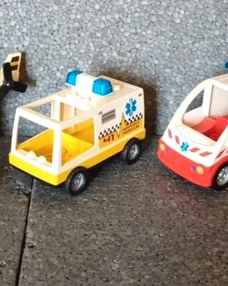 Lego Duplo lotto Mezzi di Soccorso Ambulanze