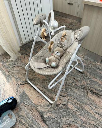 Carillon foppapedretti, sdraietta elettrica bimbi