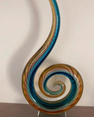Decorazione in vetro colorata
