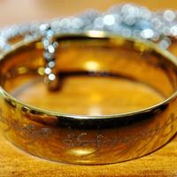 Unico anello Il signore degli anelli con catenina